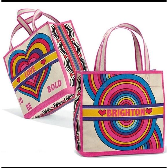 Brighton Other - Brighton Multicolor Heart Tote Bag